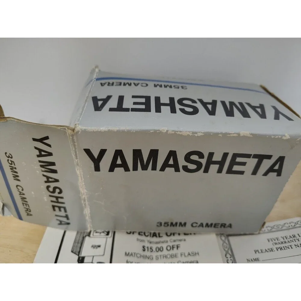 Yamasheta 35MM Camera # SPCAM3 Original Box And Warranty Card